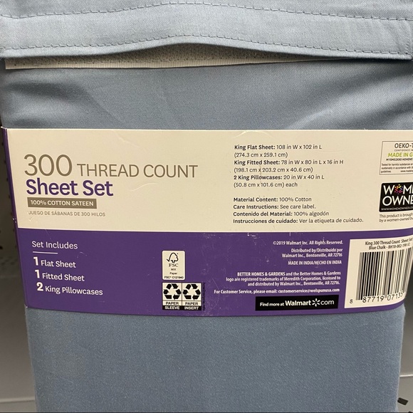 Better Homes & Garden King 300 Sheet Set - Picture 6 of 7